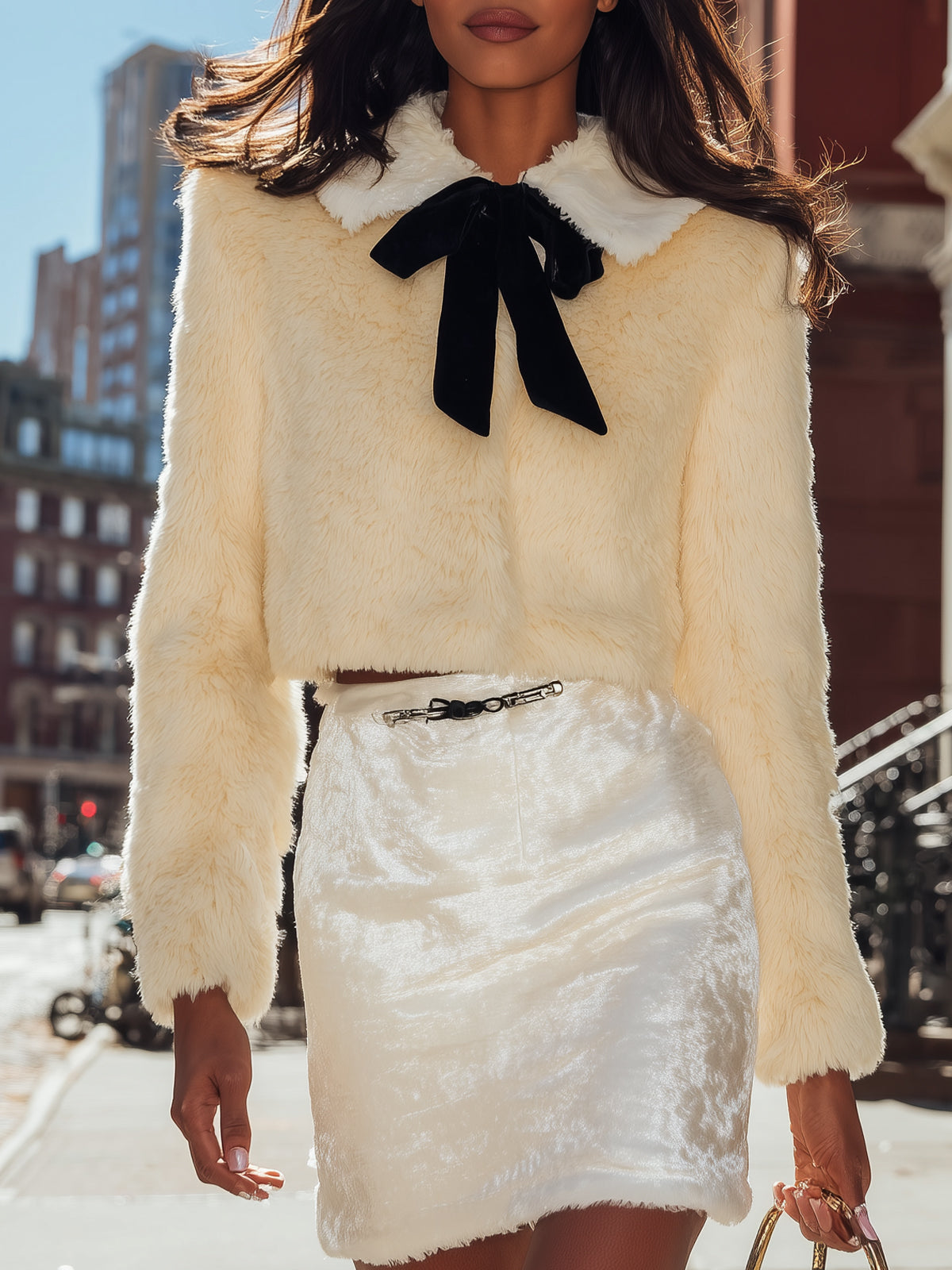 Peter Pan Collar Design Retro Coat